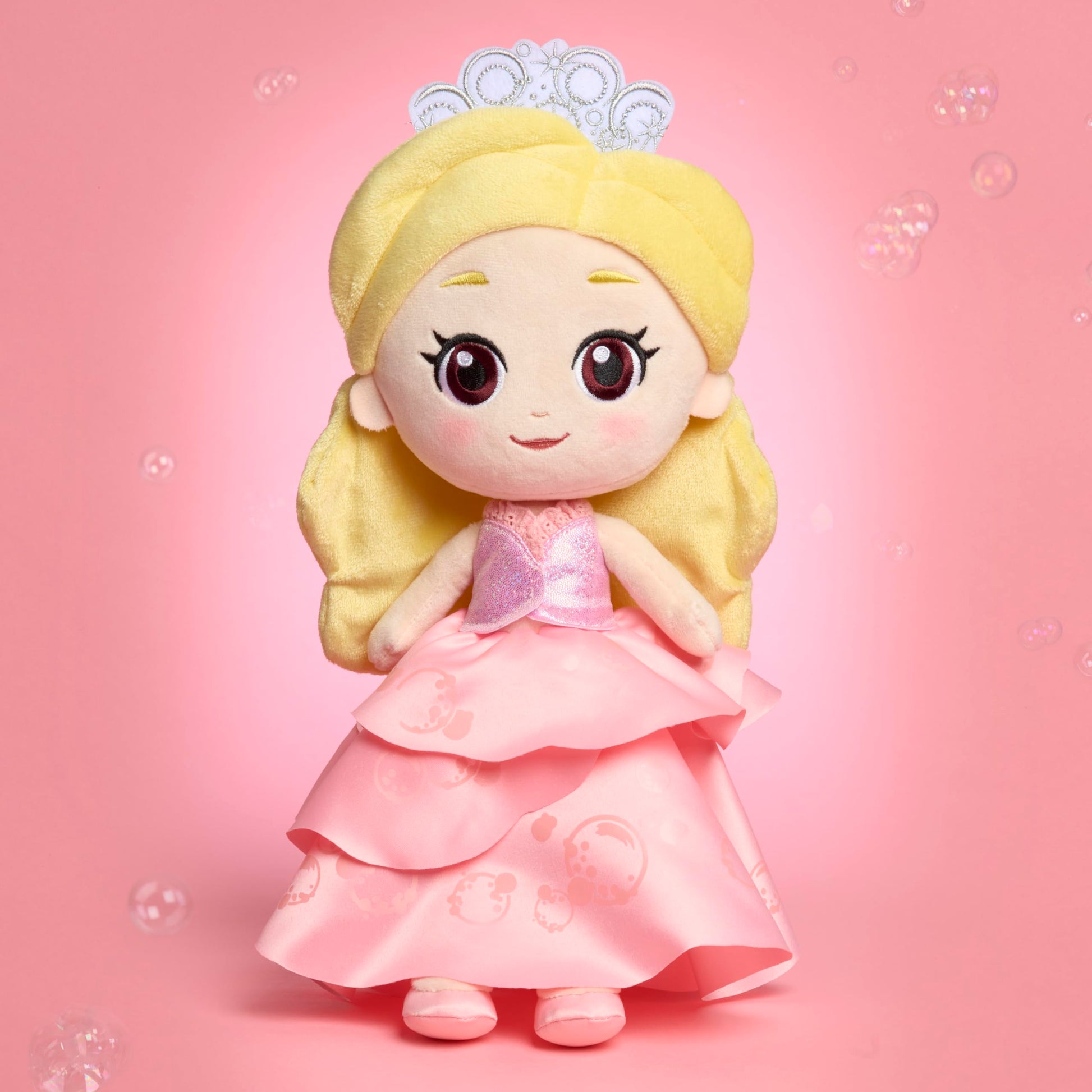 WICKED Universal Small 14-inch Plush Glinda Doll, Amazon Exclusive