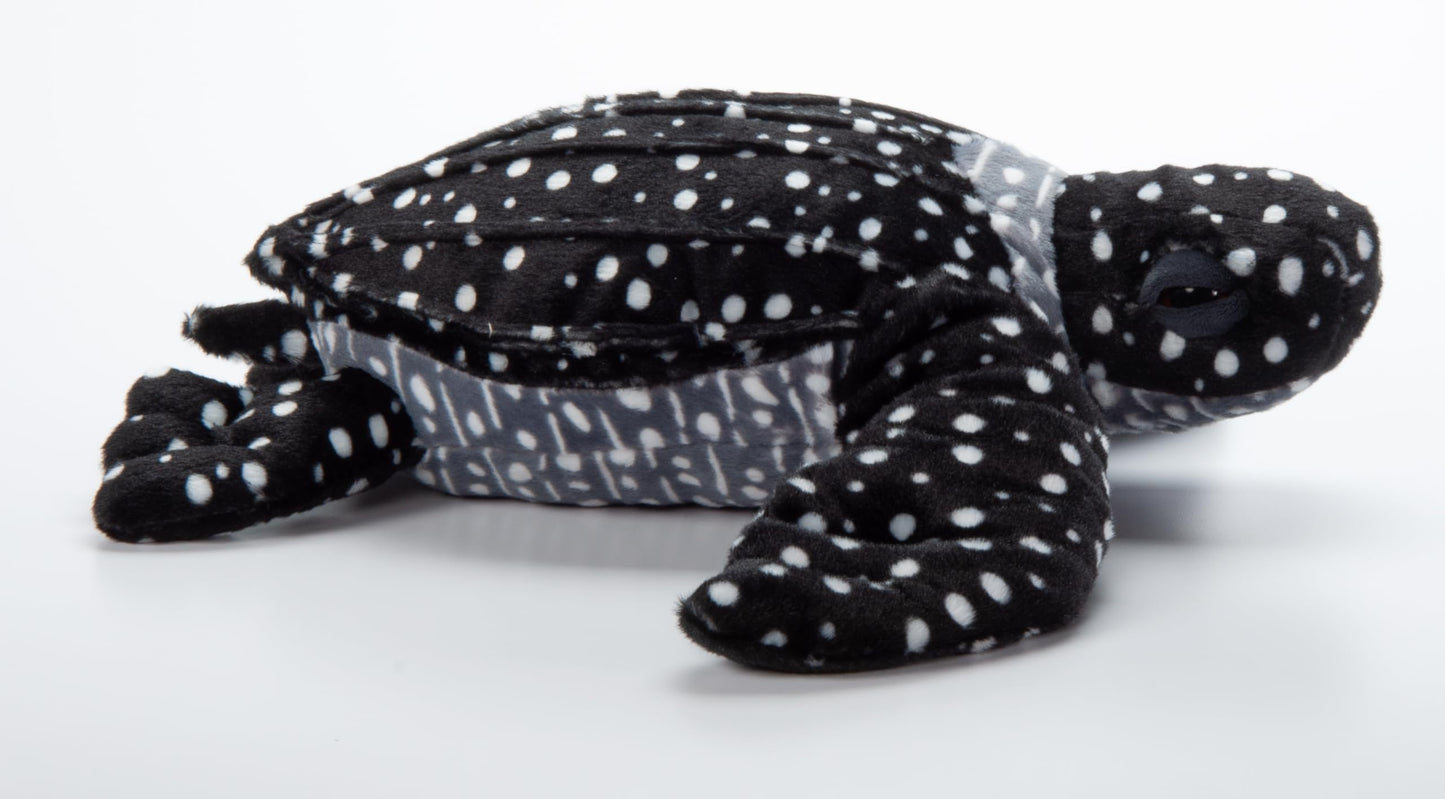 The Petting Zoo Leatherback Sea Turtle Stuffed Animal Plushie, Gifts for Kids, Wild Onez Ocean Animals, Sea Turtle Plush Toy 14 Inches