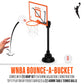 Franklin Sports WNBA Bounce a Bucket Tabletop Basketball Toy - Kids Indoor Micro Basketball Hoop Game with Balls - WNBA Fan Shop Mini Hoop for Bedroom