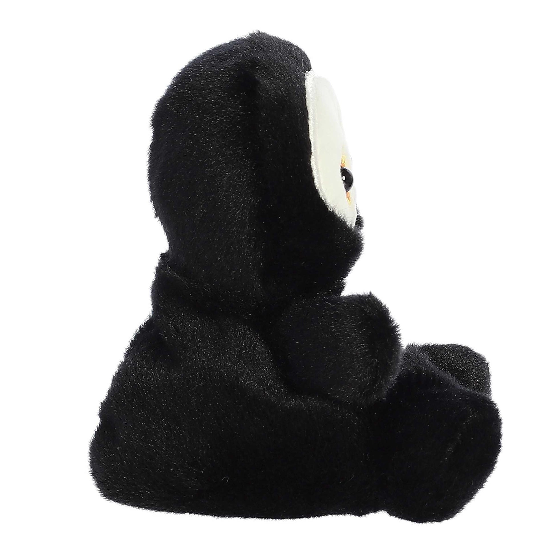 Aurora® Spooky Palm Pals™ Santiago Sugar Skull™ Stuffed Animal - Pocket-Sized Play - Collectable Fun - Black 5 Inches