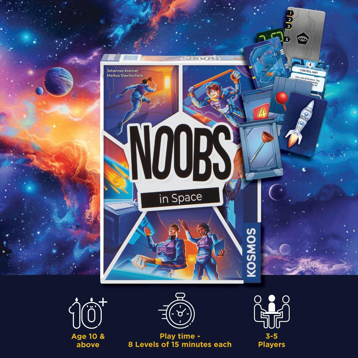 Noobs in Space |Cooperative Games | Puzzle Solving