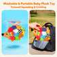 Vibrant Sensory Hedgehog Plush Stuffed Animal Baby Toy Tummy Time Learning Toy Soft Squeaking & Crinkling Toys for Busy Hands Babies 0-36 Months, Baby