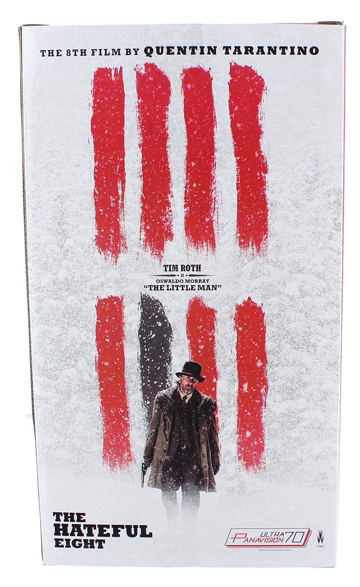 Hateful Eight 14938 "The Clothed Oswaldo Mobray Tim Roth Figure, 8-Inch
