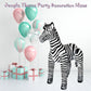 Jet Creations an-ZEB3 Inflatable Zebra, 32"