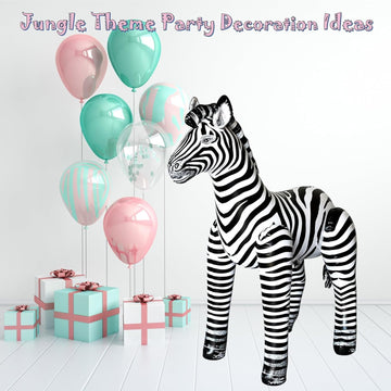 Jet Creations an-ZEB3 Inflatable Zebra, 32"