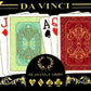 DA VINCI Persiano, Italian 100% Plastic Playing Cards, 2-Deck Set Poker Size Jumbo Index, with Hard Shell Case and 2 Cut Cards