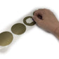 My Scratch Offs 2 in Gold Round Scratch-Off Stickers, 1000 Pack