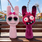 TitTees 2 Pcs Halloween Plush Toys - Cute & Spooky Stuffed Animals for Horror Game Fans Toy, Birthday Goodie Bag Fillers Trick-or-Treat Halloween