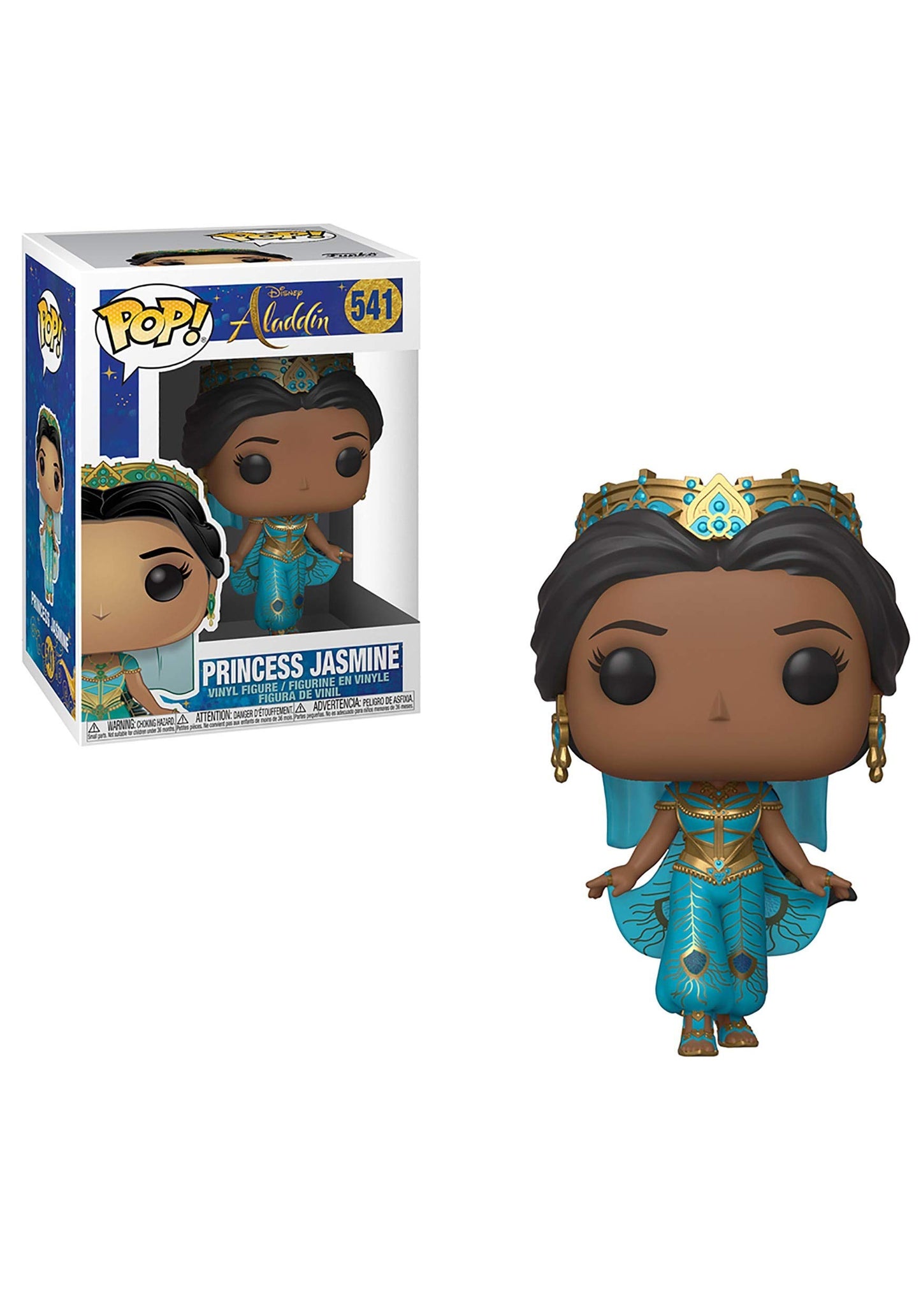 Funko POP! Vinyl: Disney: Aladdin - Jasmine - Collectible Vinyl Figure - Gift Idea - Official Merchandise - for Kids & Adults - Movies Fans - Model