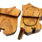 Oberstuff Mane Stay Horse Head All Natural Exotic Woods Puzzle Box, 4.75 X 4.5 X 2 with Sliding Wooden Key Lock, Sliding Cover and Inner Lid to Hidden