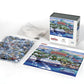 Boardwalk Ketchikan 1000 Piece Jigsaw Puzzle Scenic Wildlife Alaska Puzzles with Premium Box, Gift for Adults and Family 19"x26"