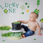 MUWEOL St. Patrick's Day First Birthday Crown