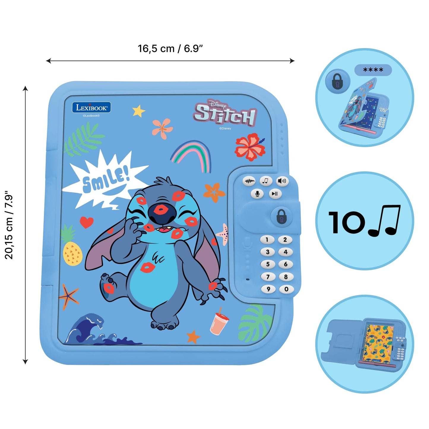 Lexibook, Stitch Electronic Diary, SD50D