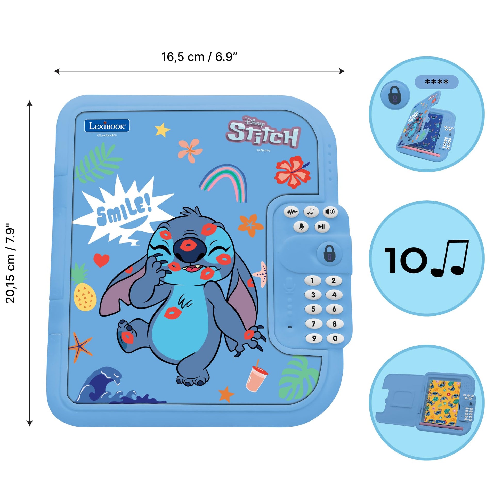 Lexibook, Stitch Electronic Diary, SD50D
