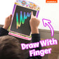 Lollipop - Paw Patrol Girls Rainbow Electronic Doodle Board +3 - Colorful LCD Writing Tablet for Kids with Stylus & Push Button - Magnetic Drawing