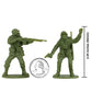 BMC WW2 Iwo Jima US Marines Plastic Army Men - 36 American Soldier Figures