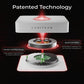 Levitexa Nimbus Levitating Display - Floating Display, Levitating Stand, Magnetic Stand, Magnetic Levitation for Figures and Toys White Square Base