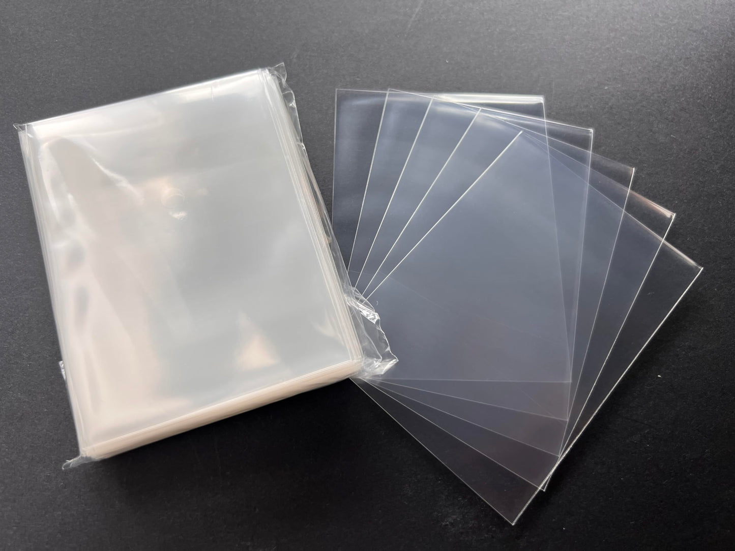 Sleeve Kings Card Sleeves 63.5x88mm Standard Size - Clear Polypropylene, 60 Micron, 440 Standard Board Game Card Sleeves Board - SKS-8810X4