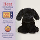 warmies Microwavable Stuffed Animal, Black Labrador - Heatable for Soothing Warmth - Chillable Lab Dog Plush for Cooling Relief - Lavender-Scented