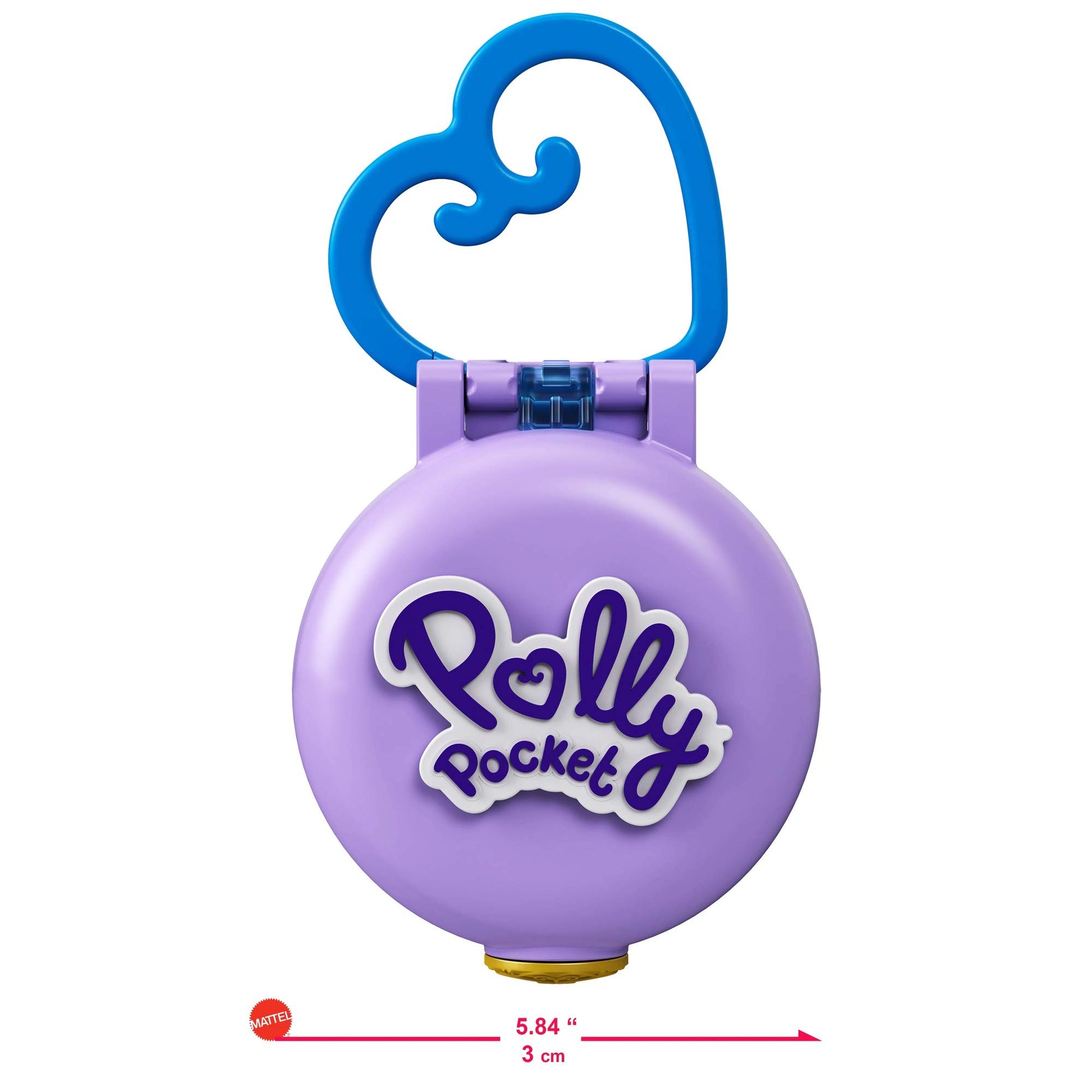 Polly Pocket Polly Snow Cabin Compact with Removable Snowmobile, Bunny Figure, Photo Customization, Micro Polly Doll & Sticker Sheet; for Ages 4 Years