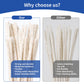 Phinus 300 Pack Pipe Cleaners Pipe, 6-Inch Pipe Cleaners Bulk, Cotton and Plastic Pipe Cleaner, Pipecleaners for Removing Tar & Resin, Pipe Cleaners