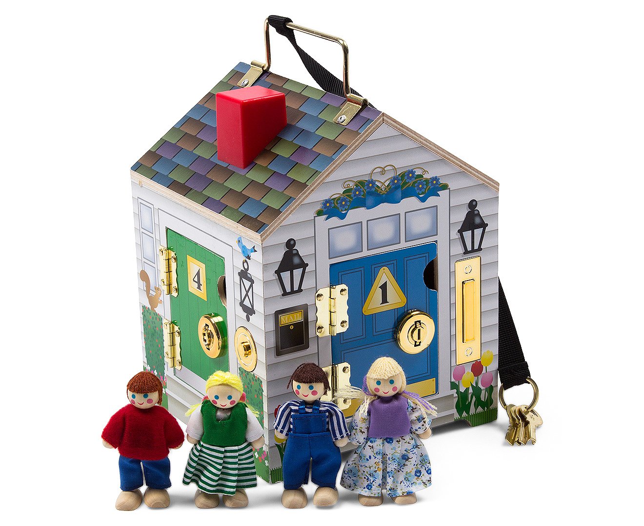 Doorbell House Toys & Games Early Childhood Lci2505 Melissa & Doug