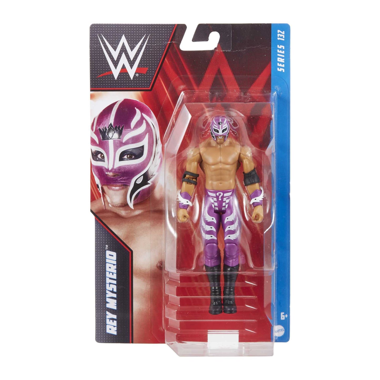 Mattel WWE Basic Action Figure, Rey Mysterio, Posable 6-inch Collectible for Ages 6 Years Old & Up