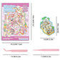 WEINSYT 3D Sticker Scene Therapy Book - DIY Miniature Craft Kit with Repositionable 3D Stickers, Stress Relief Gift for Teens & Adults