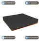 Sandbox Cover 18 Oz Waterproof - Sandpit Cover 100% Weather Resistant with Metal Grommets (50" W x 50" D x 8" H, Black)