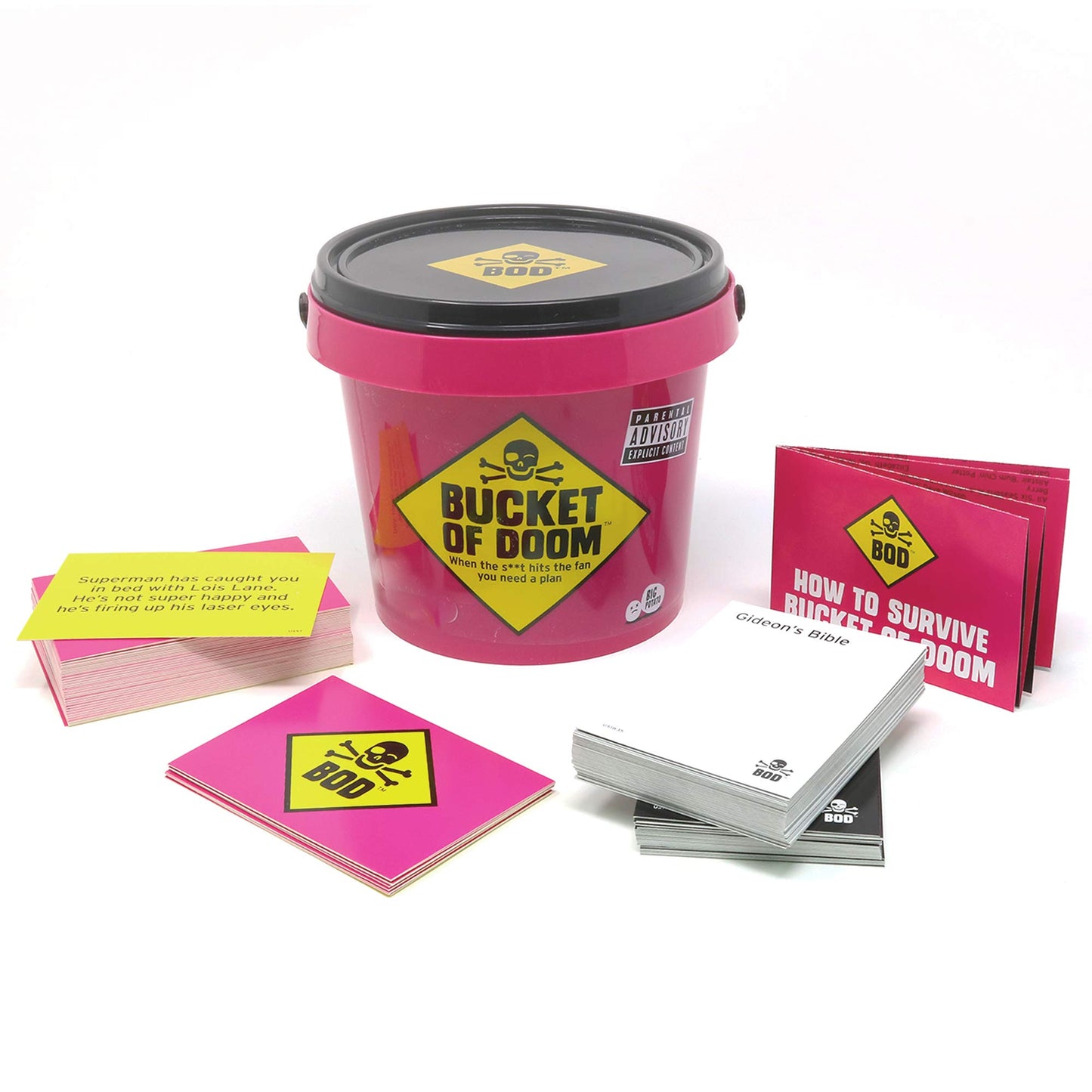 Bananagrams Bucket of Doom Game - Dirty Death Dodging Funny Party Games for Adult Parties and Gifts