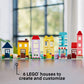 LEGO Classic Creative Houses Brick Building Set for Kids, Toy House Gift with Accessories and Doll Houses, Creative Toy for Young Builders, Boys and