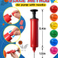 LAO XUE 6 Pack Mini Basketball Set with Pump,6 Inch Inflatable Balls
