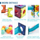 LTKFFFdp Magnetic Building Blocks STEM Educational Toys for Kids Ages 4-12, Ball Track and 3D Stacking Construction Set
