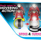 Mindscope Hovercycle Red 27 MHz Remote Control (RC) Stunt Performing Light Up Motorcycle