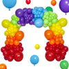 KAWKALSH Rainbow Balloon Arch Kit 111Pcs 18 12 5 Inch Latex Colorful Party Balloons Garland for Birthday Baby Shower Wedding Engagement Anniversary