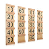 YHZAN Montessori Teens and Tens Boards Family Version Kids Wooden Toy Early Development Math Material for 1 year old up