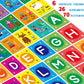 Alphabet Flash Cards for Toddlers, 26Pcs Baby Soft Letter Flash Cards
