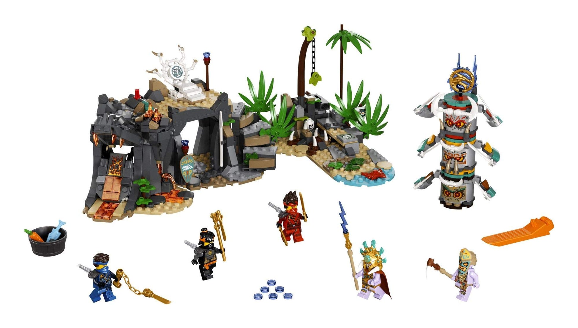 LEGO NINJAGO The Keepers' Village 71747 Building Kit; Ninja Playset Featuring NINJAGO Cole, Jay and Kai; Cool Toys for Kids Aged 8 and Up Who Love
