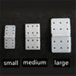 Nylon Hinge, 20 Remote Control Aircraft Hinges, Suitable for Fixing Nylon Small Hinges (3 Sizes) for RC Aircraft Model Aircraft Parts.skrnrhrery
