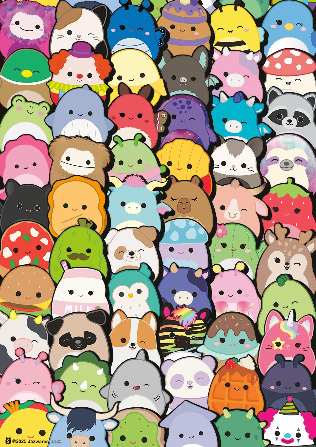 Buffalo Games - Squishmallows Collage - 500 Piece Jigsaw Puzzle for Adults