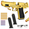Toy Gun with Soft Bullets, Reloading Rebound Shell Ejecting Shooting Games Soft Foam Blaster, Education Model Toys, Birthday for Boy Age14+ Years Old