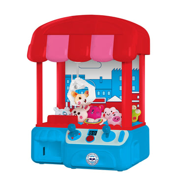 Mini Claw Machine Toy for Kids - Arcade Grabber Game with Joystick, Plush Prizes & Tokens - Portable Prize Machine for Boys & Girls - Fun Family Game
