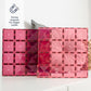 CONNETIX Magnetic Tiles Pastel Pink & Berry Base Plate Pack, 2 Pieces