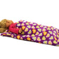 THE QUEEN'S TREASURES 18 Inch Doll Accessories, Soft Purple Sleeping Bag Bedding Accessories, Compatible with American Girl Dolls