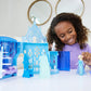 Mattel Disney Frozen Toys, Elsa Ice Palace Storytime Stackers, Castle Doll House Playset with Small Doll & 8 Accessories, Travel Toy with Handle