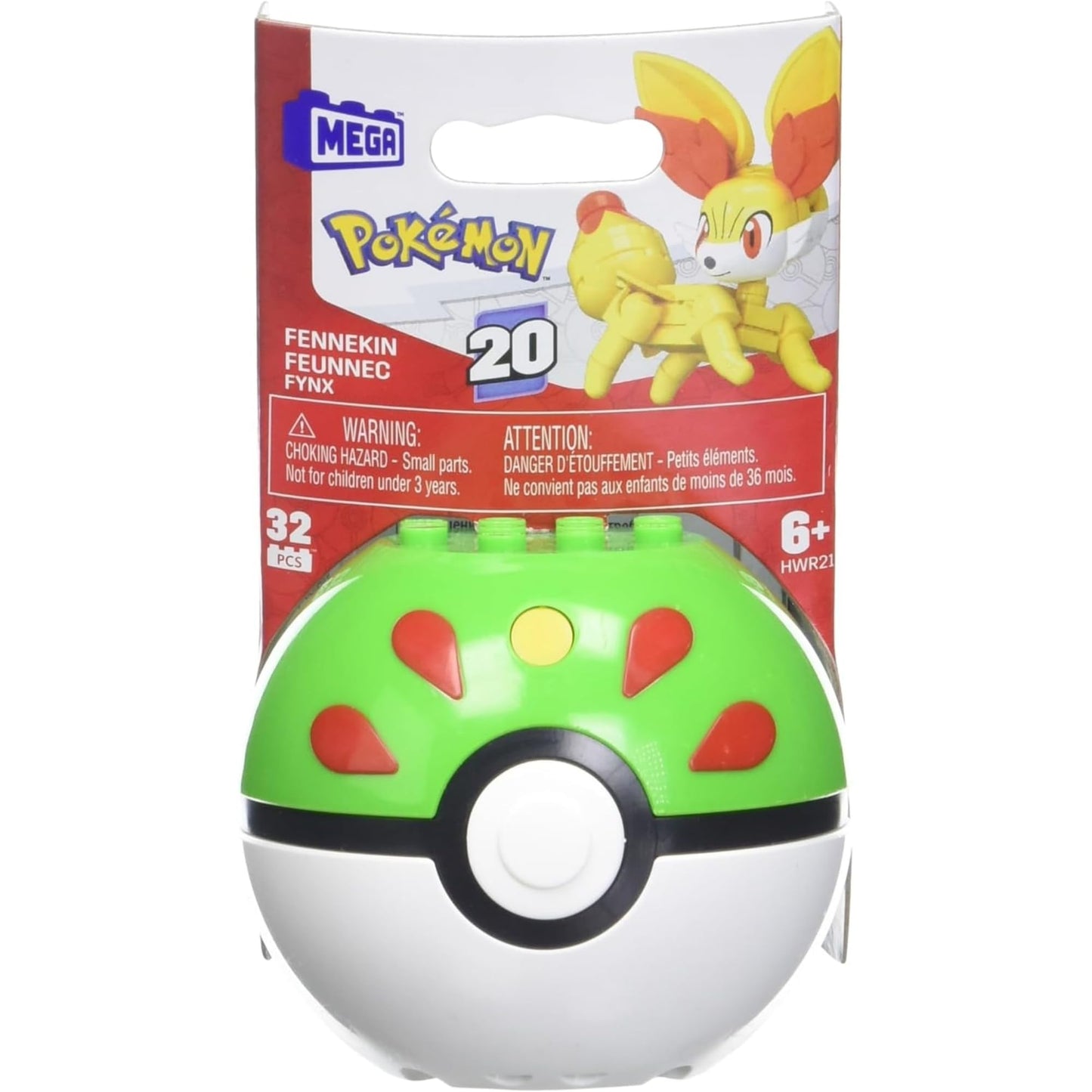 Mega Pokemon - Pokeball Construx Series 20, HWR21