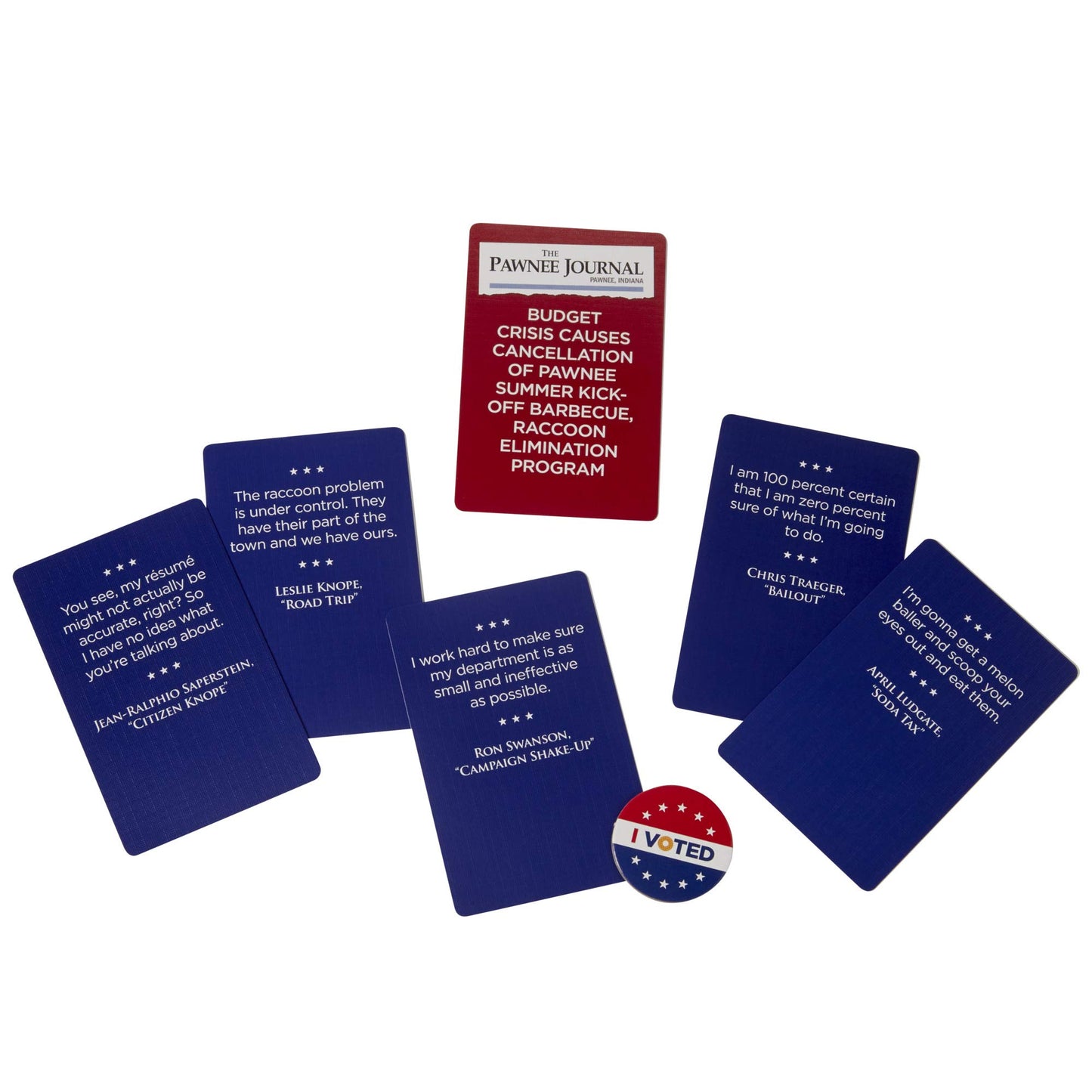 Hasbro Gaming Knope for President Party Card Game, for Parks and Recreation Fans, with Themes and Characters from The Hit TV Show, Game for Ages 16