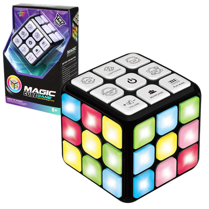 UNIQUE KIDS Flashing Cube Electronic Memory & Brain Game | 7-in-1 Handheld Game for Kids | STEM Toy for Boys & Girls | Fun Gift Toy for Ages 6-12