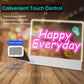 Led Drawing Board for Kids,13.2'' x 10'' Rechargeable Led Note Board with Colors,Doodle Glow Board,3 Modes & 5 Colors Acrylic Dry Erase Board with 8