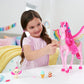 Barbie Mattel Fairytale A Touch of Magic Pink Pegasus with Puppy